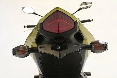 Soporte de matrícula R&G Racing cola negra ordenado para Honda CB1000R 2011-2016 Foto 2 de 3