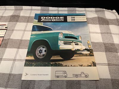 1957 Dodge Power Giant Trucks  Model 200 300 Sales Brochure Original, RARE!