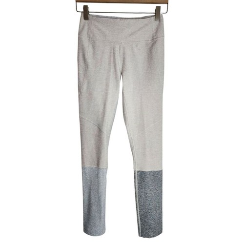 Outdoor Voices Leggings Women's Small Active Running Yoga Dipped 7/8 Beige Grey