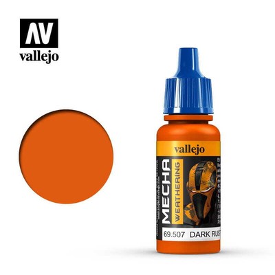 VALLEJO MECHA COLOR 69507 DARK RUST WASH 17ml (Acrylic Paint)