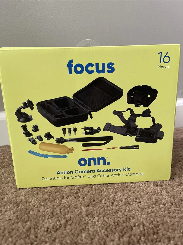 Focus ONN 16 Pieces Action Camera  Accessory Kit. Essential for GoPro And Other - Image 4 of 4