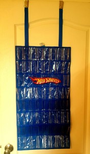 hot wheels over the door display case