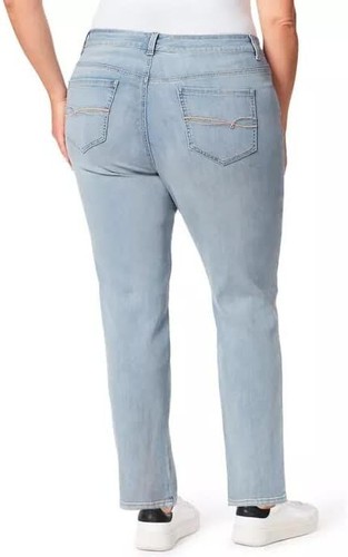 Pantalones de mezclilla clásicos Gloria Vanderbilt Amanda talla grande para mujer nuevos con etiquetas - Imagen 17 de 18