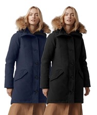 Tokyo Lee Ladies Designer Urban Durable Warm Fur Trim Hooded Winter Parka Jacket