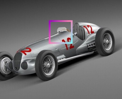 1:24 Mercedes-Benz W125 Ersatz Fenster Schild Ersatzteile Diorama Modell Neu
