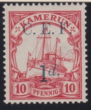 === Dt. Kolonie KAMERUN Britische Besetz. Mi. 2+3 **, Kat. 30&euro; ===