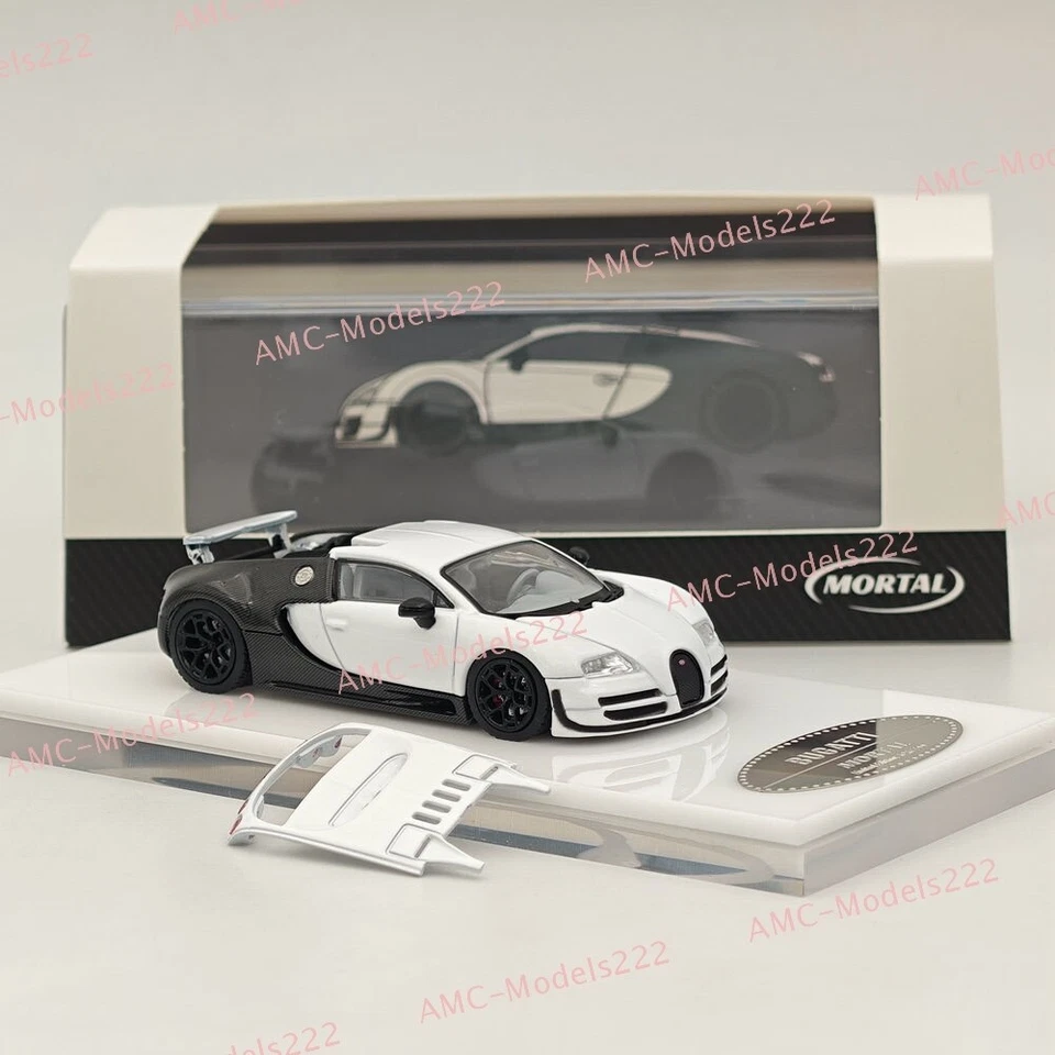 Mortal 1:64 Bugatti Veyron Super Sport Diecast Toy Car Model Panda Ceramics Gulf - Image 4 of 4