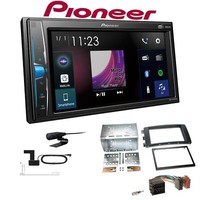 Pioneer Multimedia Autoradio Bluetooth Dab+ FüR Smart Forfour 2004-2006 Schwarz