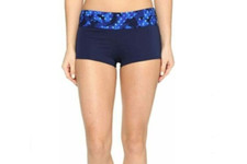 Tyr Women's Cadet Della Swim Boyshort Royal/Navy Sz M 8