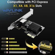 10/5G/2.5G/1G Mbps Base-T PCIe Network Card PCI to RJ45 Express Ethernet Adapter