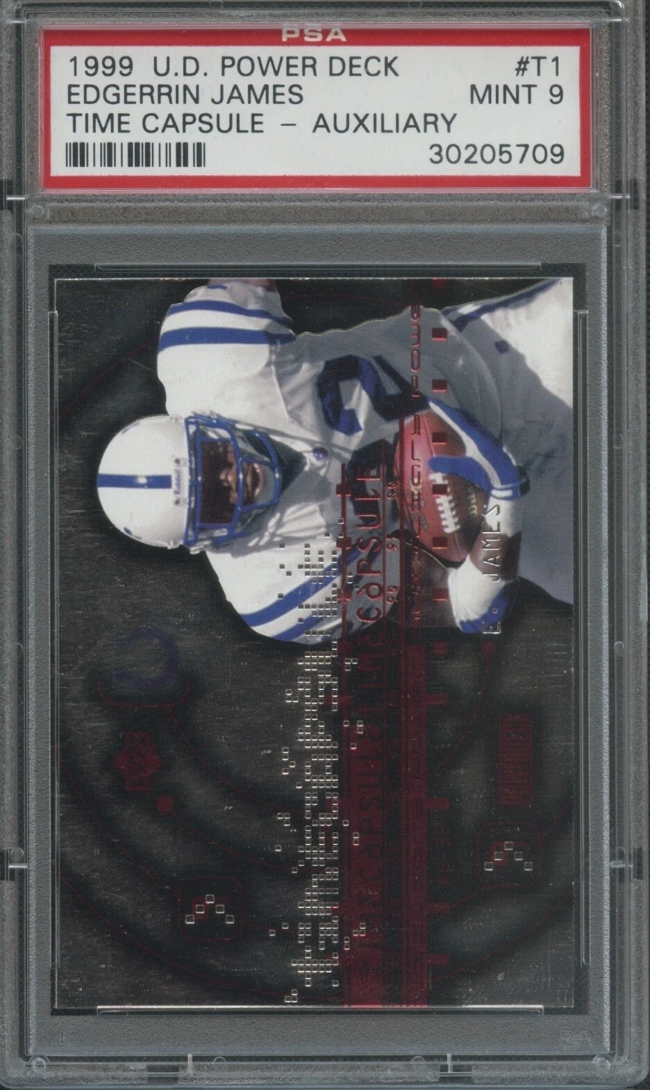 Edgerrin James Upper Deck Powerdeck Time Capsule #T1 Time Capsule - Auxiliary