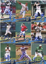 Barrett Astin signed 2014 Midwest League All Star MWL Rookie card auto
