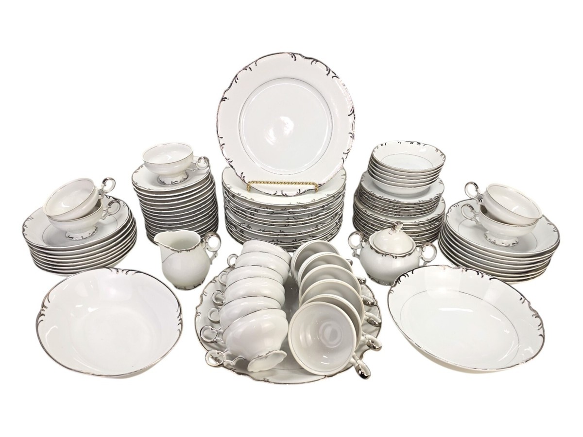 87 PC MIKASA MARLBORO PORCELAIN DISH SET | eBay