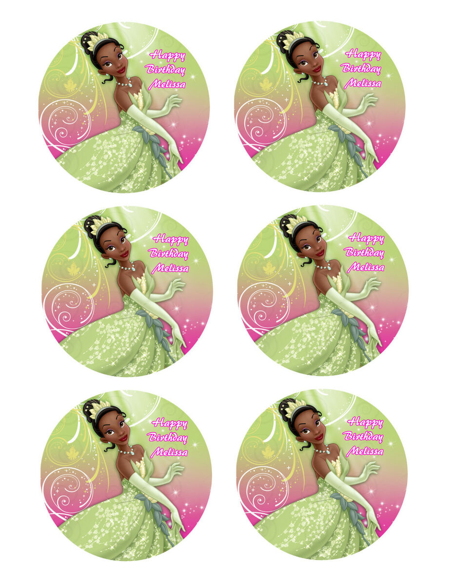 Disney Princess Cake Toppers Tiana Cupcake Toppers Printable Download