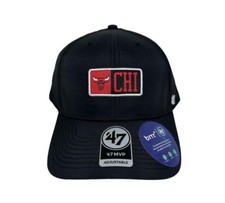 NEW Chicago Bulls '47 Brand MVP Snapback Hat Black NBA Basketball Cap