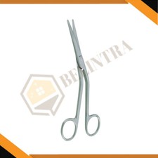 Cottle Dorsal Scissors 16cm Angled Shanks, Rounded Blades, Premium