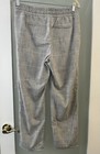 A NEW DAY Pants, Women's Size Small, Gray White, Houndstooth, Tie Waist, Ankle — photo 2