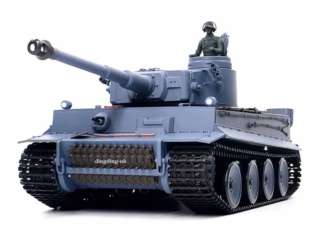 Carro Armato RC Tiger I 1/16 Heng Long Con BB, Infrarossi