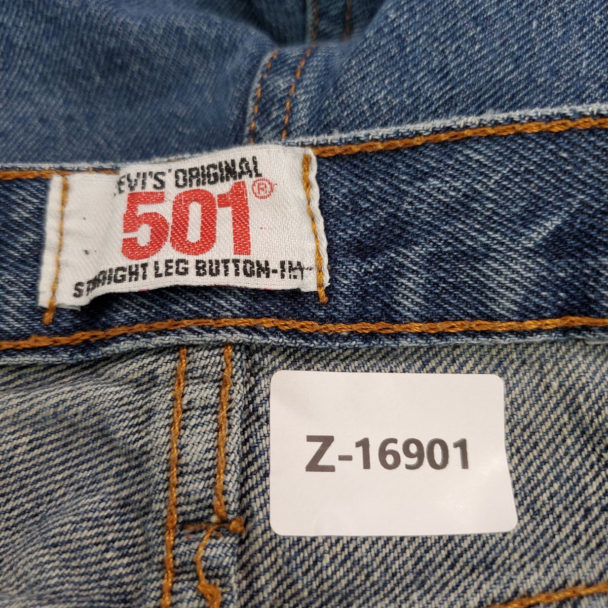 VINTAGE Levi's 501 Men Jeans 34x29 Blue Denim Straight