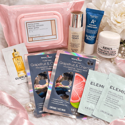 Luxury Skincare Mini Bundle | Sunday Riley, Kiehl s, Elemis + MasksWipes
