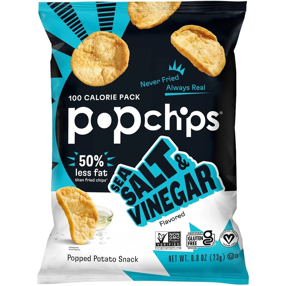 PACK de 30 Popchips caja de variedad, bolsas de 0,8 oz. Foto 2 de 4