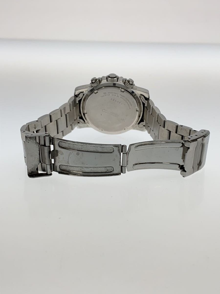 SEIKO 7T62-0CV0 BLACK DIAL QUARTZ CHRONOGRAPH ALARM MENS Used