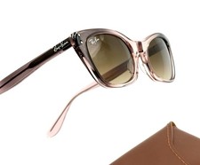 Ray-Ban Sunglasses Cat Eye RB2299 LADY BURBANK 1344/BG Transparent Pink 55 mm