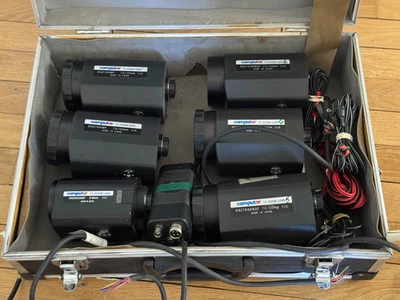 LOT OBJECTIFS COMPUTAR TV ZOOM LENS C-MOUNT MOTORISÉS + ACCESSOIRES NON TESTES - Photo 1/4