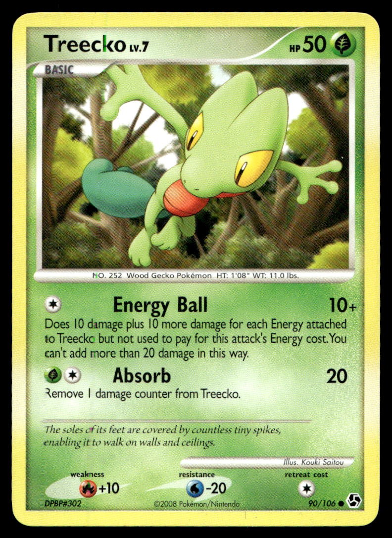 LP Treecko [Great Encounters 90/106] Common Pokemon TCG