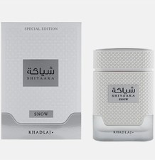 KHADLAJ SHIYAAKA SNOW EAU DE PARFUM FOR MEN 3.4 oz 100 ml -Free Ship