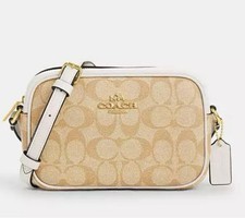 COACH Bag Shoulder Signature White C9926