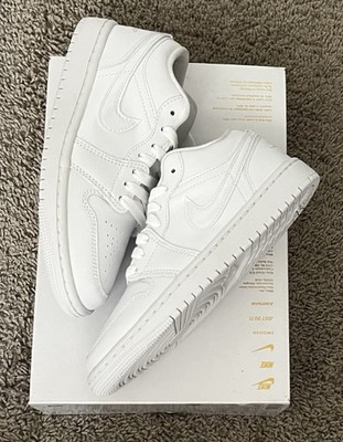 Size 9 - Air Jordan 1 Low Triple White W for sale online | eBay