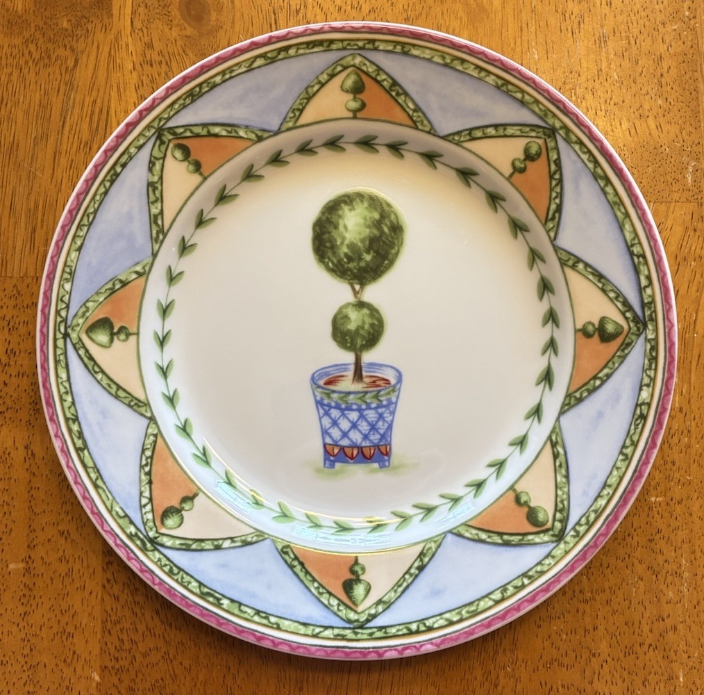 Andrea by Sadek Topiary Garden Collection Salad Plate 8