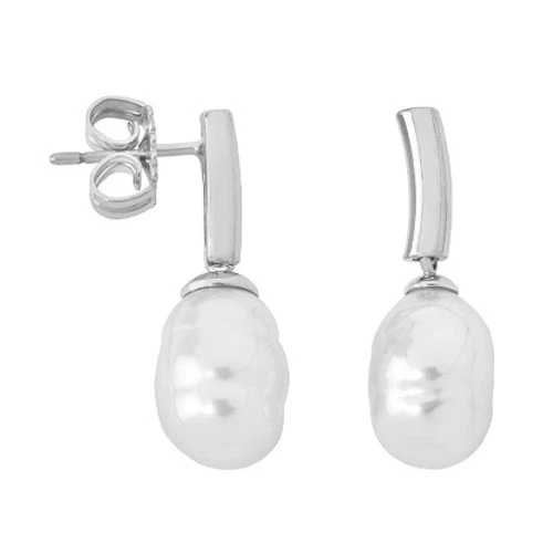 Pendenti MAJORICA Perle Colore Bianco Barocco Argento 09287.01.2.E00.000.1 - Immagine 3 di 4