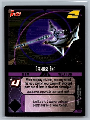 .hack ENEMY TCG Darkness Axe #2U39 CCG DOT Distortion
