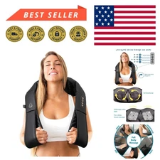 Shiatsu Neck and Back Massager with Heat - Portable Electric Deep Tissue Relief