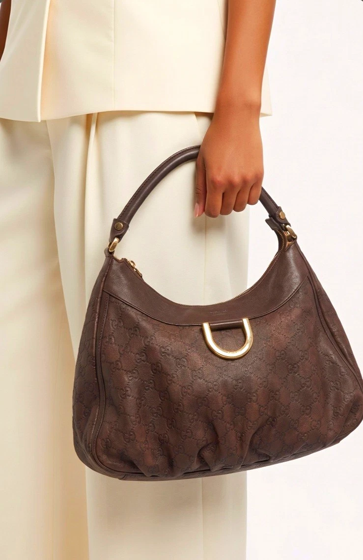 Gucci Hobo Handbags & Bags Leather Exterior for Women for sale | eBay