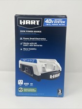HART 40V 300 Watt Battery Powered Power Source With LED Light+Carry Handle