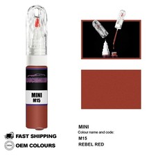 FÜR MINI REBEL RED M15 Touch Up Lackstift Pinsel Fix Kit Kratzer Chip Set