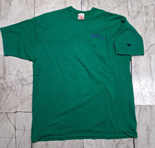 Vintage Wilson T-Shirt Mens XL Green Spellout Logo Short Sleeve Made in USA