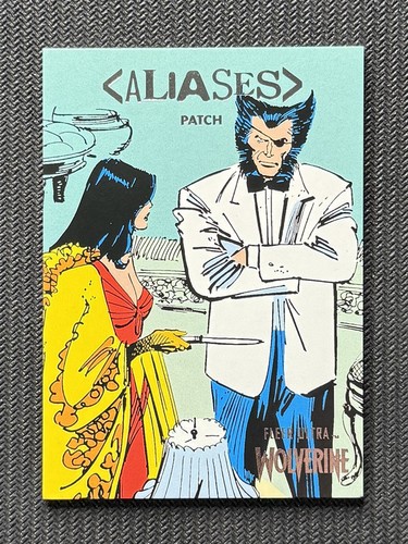 Patch [Printing Plate] #A-4 Marvel 2023 Fleer Ultra Wolverine Aliases card