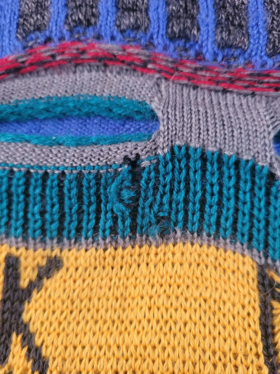 Vintage Hysport Australia Sweater. Coogi Style. Multicolour Vintage Hysport Australia Sweater. Coogi Style. Multicolour