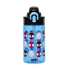 Zak Designs Marvel Spider-Man Sage Water Bottle For School or Travel, 16oz Du...