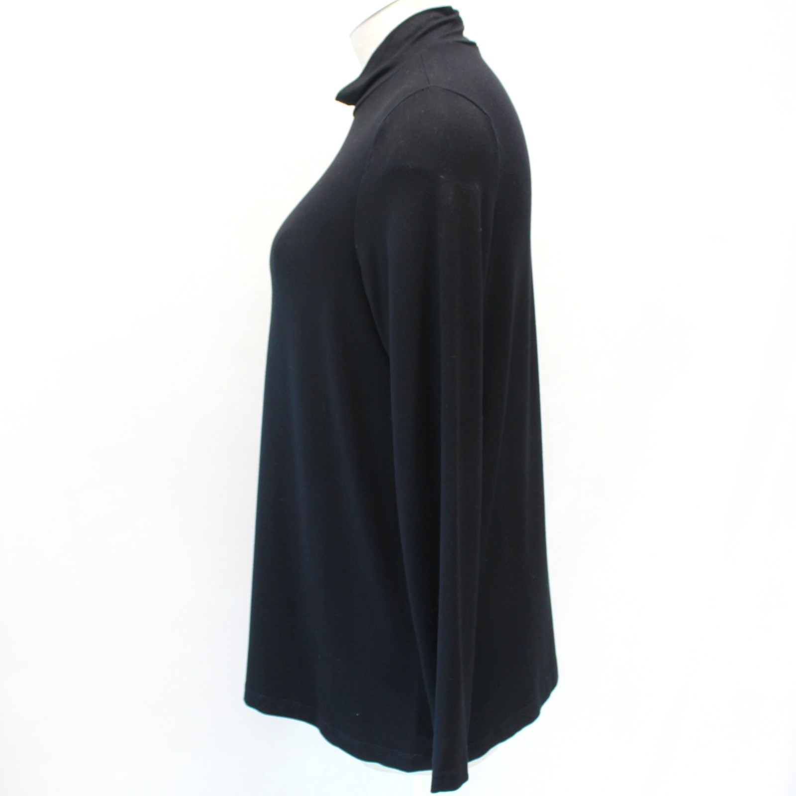 Bryan Walker Black Basic Mock Neck Stretch Top Tu… - image 5