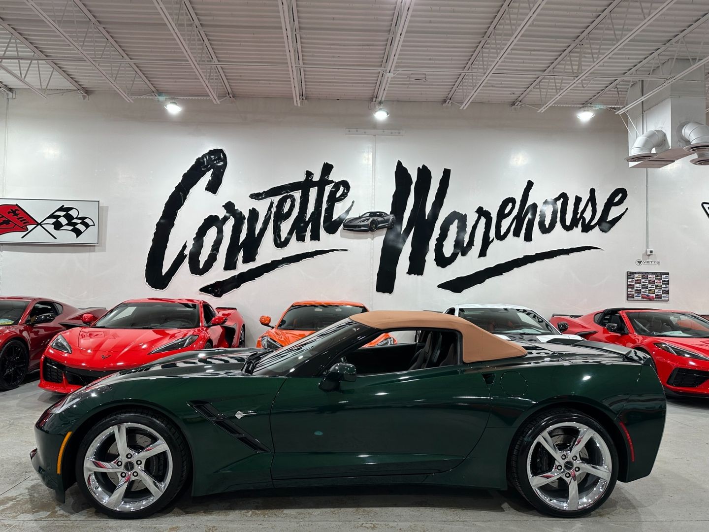 2014 [G7J] Lime Rock Green Metallic Chevrolet Corvette   | C7 Corvette Photo 2