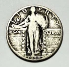 1930 Standing Liberty Quarter Dollar, VF Details, 90% Silver, $20 Value