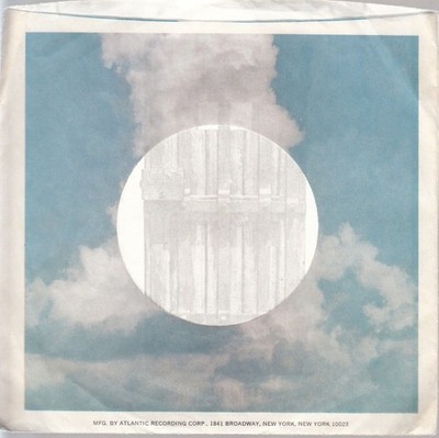 Company Sleeve 45 Asylum - White w/ Blue Sky Solid Back (1972-1973) Eagles