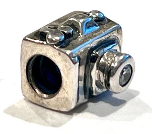 CHAMILIA JA-24 Original Camera Sterling Silver Charm w/Clear CZ CHAM 925 RETIRED - Picture 6 of 7