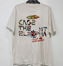 Vintage Cage the Elephant Band 2024 Shirt Unisex Concert S to 5XL White BO368