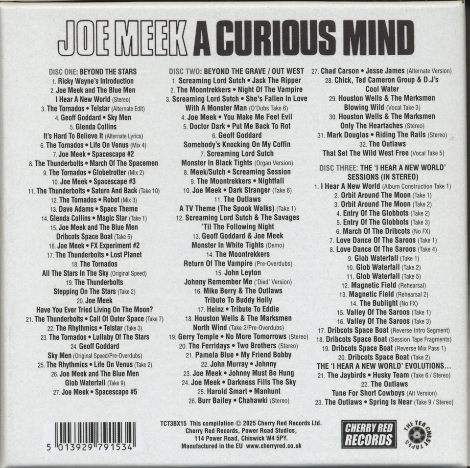 Various - Joe Meek - A Curious Mind (3-CD) - Rock & Roll - Bild 2 von 3